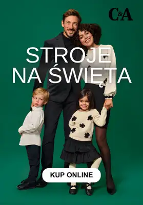C&A - gazetka promocyjna Odświętne stroje dla całej rodziny od czwartku 13.11 
