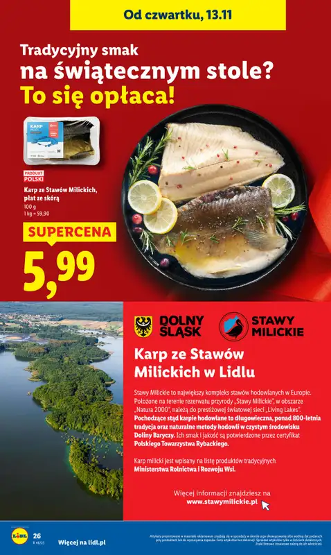 Lidl - gazetka promocyjna Oferta od czwartku od czwartku 13.11 do soboty 15.11 - strona 26