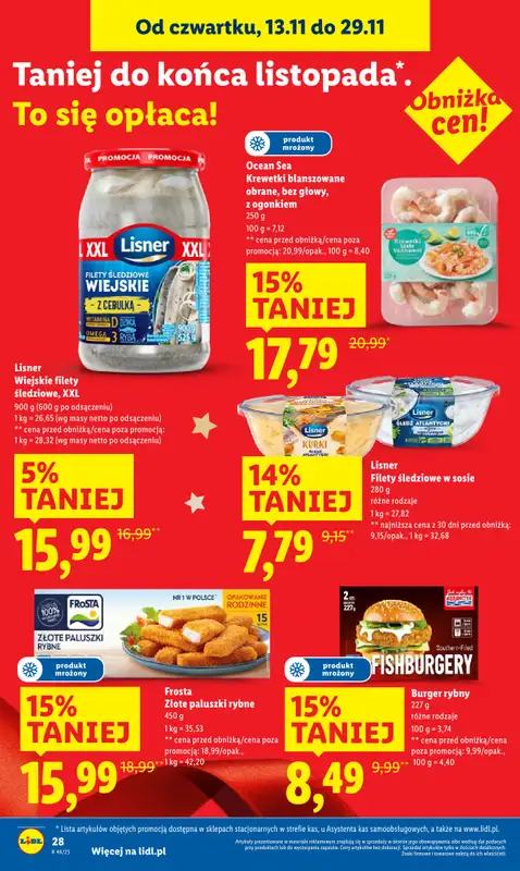 Lidl - gazetka promocyjna Oferta od czwartku od czwartku 13.11 do soboty 15.11 - strona 28