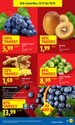 Lidl - gazetka promocyjna Oferta od czwartku od czwartku 13.11 do soboty 15.11 - strona 19