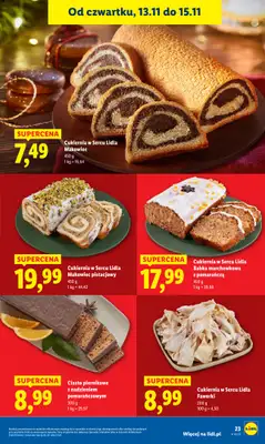 Lidl - gazetka promocyjna Oferta od czwartku od czwartku 13.11 do soboty 15.11 - strona 23