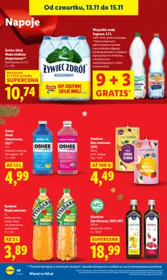 Lidl - gazetka promocyjna Oferta od czwartku od czwartku 13.11 do soboty 15.11 - strona 44