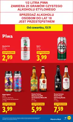Lidl - gazetka promocyjna Oferta od czwartku od czwartku 13.11 do soboty 15.11 - strona 49