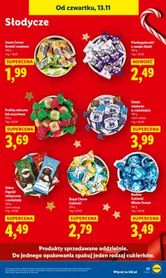 Lidl - gazetka promocyjna Oferta od czwartku od czwartku 13.11 do soboty 15.11 - strona 37