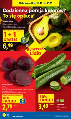 Lidl - gazetka promocyjna Oferta od czwartku od czwartku 13.11 do soboty 15.11 - strona 20