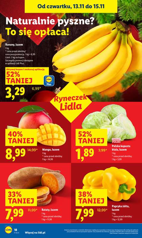 Lidl - gazetka promocyjna Oferta od czwartku od czwartku 13.11 do soboty 15.11 - strona 18