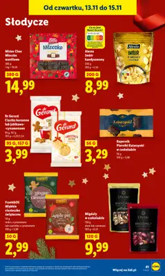 Lidl - gazetka promocyjna Oferta od czwartku od czwartku 13.11 do soboty 15.11 - strona 41