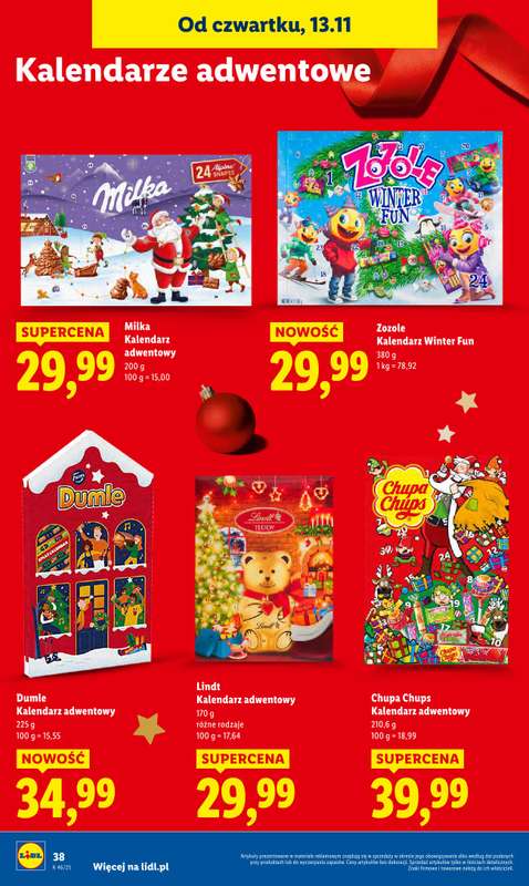 Lidl - gazetka promocyjna Oferta od czwartku od czwartku 13.11 do soboty 15.11 - strona 38