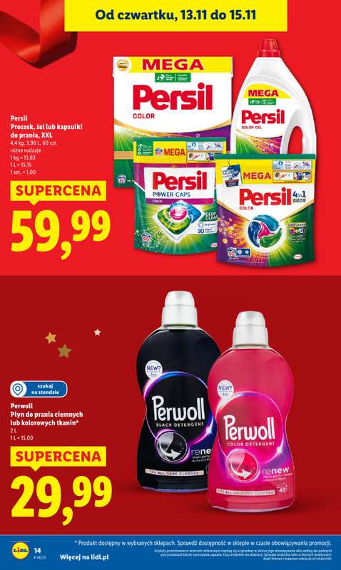 Lidl - gazetka promocyjna Oferta od czwartku od czwartku 13.11 do soboty 15.11 - strona 14