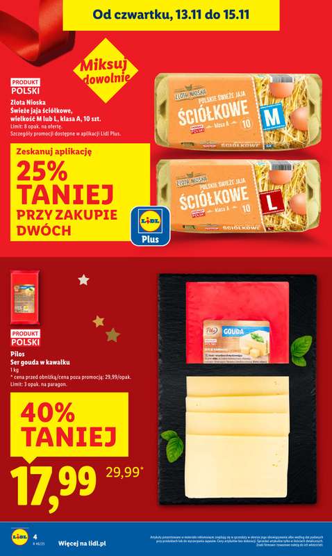 Lidl - gazetka promocyjna Oferta od czwartku od czwartku 13.11 do soboty 15.11 - strona 4