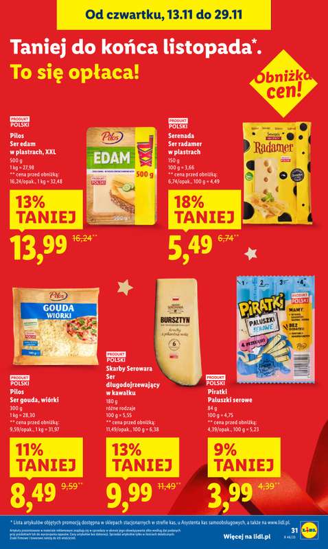 Lidl - gazetka promocyjna Oferta od czwartku od czwartku 13.11 do soboty 15.11 - strona 31