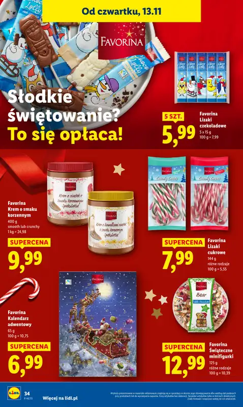 Lidl - gazetka promocyjna Oferta od czwartku od czwartku 13.11 do soboty 15.11 - strona 34