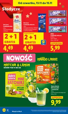 Lidl - gazetka promocyjna Oferta od czwartku od czwartku 13.11 do soboty 15.11 - strona 40