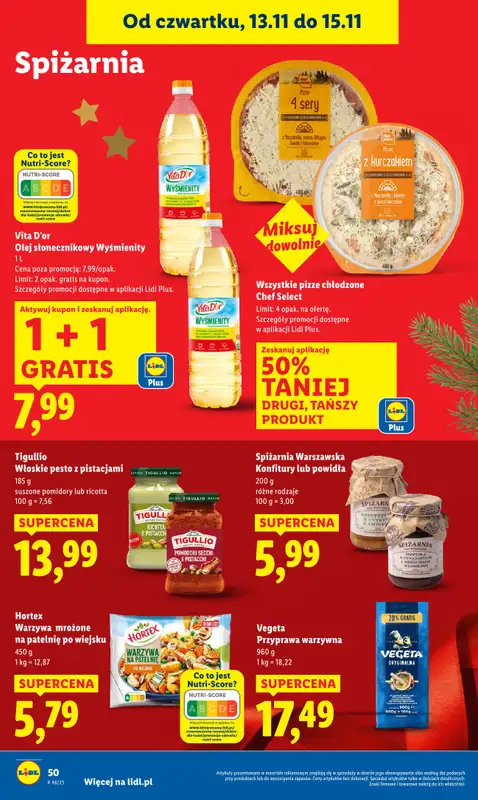 Lidl - gazetka promocyjna Oferta od czwartku od czwartku 13.11 do soboty 15.11 - strona 52