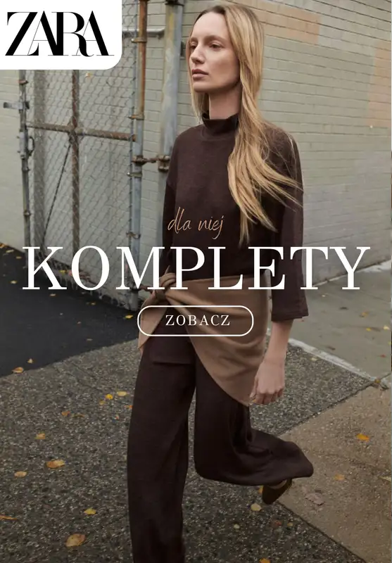 Zara - gazetka promocyjna Komplety i zestawy dla niej od czwartku 13.11 