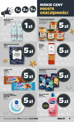 Netto - gazetka promocyjna Gazetka Spożywcza od poniedziałku 17.11 do soboty 22.11 - strona 5