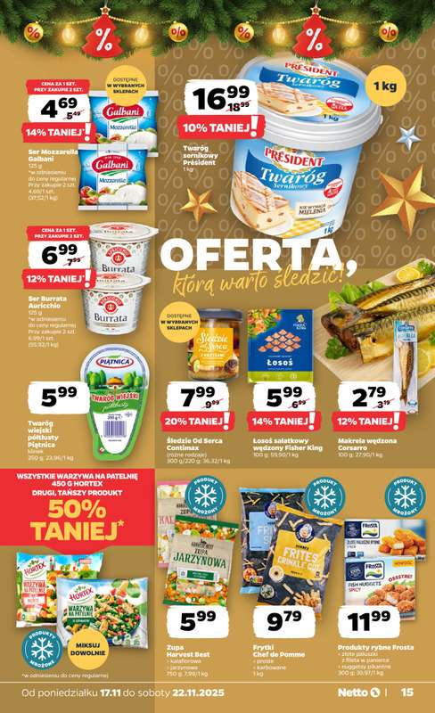 Netto - gazetka promocyjna Gazetka Spożywcza od poniedziałku 17.11 do soboty 22.11 - strona 15
