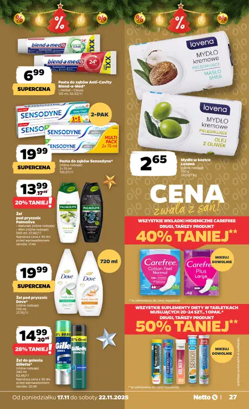 Netto - gazetka promocyjna Gazetka Spożywcza od poniedziałku 17.11 do soboty 22.11 - strona 27