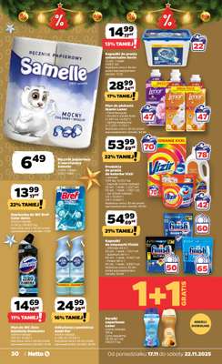 Netto - gazetka promocyjna Gazetka Spożywcza od poniedziałku 17.11 do soboty 22.11 - strona 30