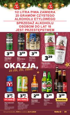 Netto - gazetka promocyjna Gazetka Spożywcza od poniedziałku 17.11 do soboty 22.11 - strona 25