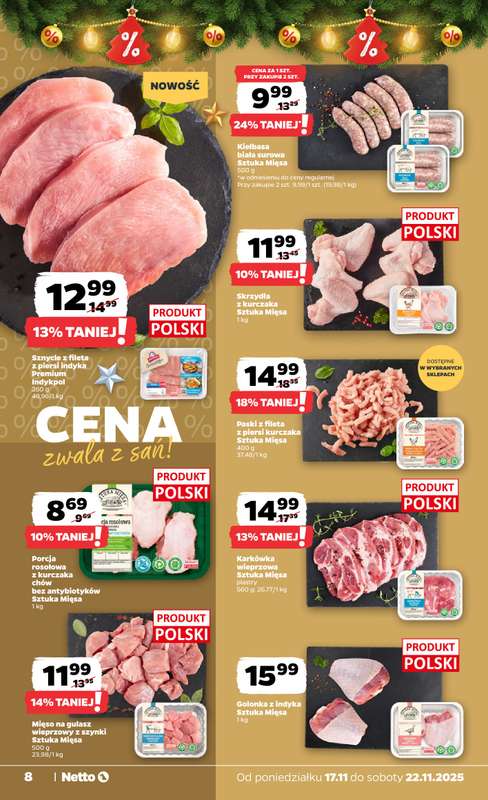 Netto - gazetka promocyjna Gazetka Spożywcza od poniedziałku 17.11 do soboty 22.11 - strona 8