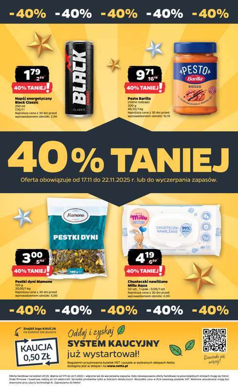 Netto - gazetka promocyjna Gazetka Spożywcza od poniedziałku 17.11 do soboty 22.11 - strona 33