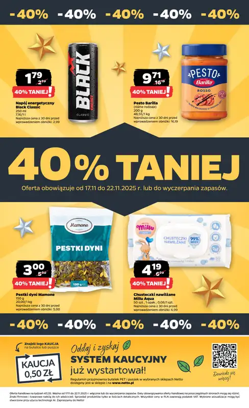 Netto - gazetka promocyjna Gazetka Spożywcza od poniedziałku 17.11 do soboty 22.11 - strona 33
