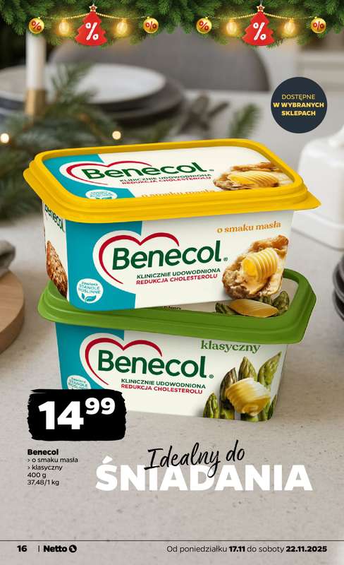 Netto - gazetka promocyjna Gazetka Spożywcza od poniedziałku 17.11 do soboty 22.11 - strona 16
