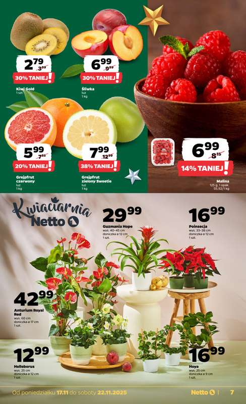 Netto - gazetka promocyjna Gazetka Spożywcza od poniedziałku 17.11 do soboty 22.11 - strona 7