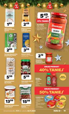 Netto - gazetka promocyjna Gazetka Spożywcza od poniedziałku 17.11 do soboty 22.11 - strona 19