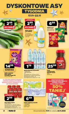 Netto - gazetka promocyjna Gazetka Spożywcza od poniedziałku 17.11 do soboty 22.11 - strona 2