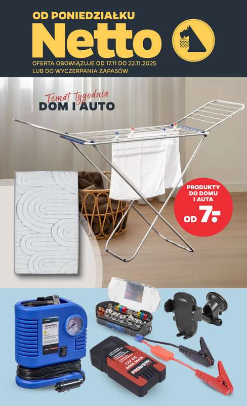 Netto - gazetka promocyjna Gazetka Non Food od poniedziałku 17.11 do soboty 22.11