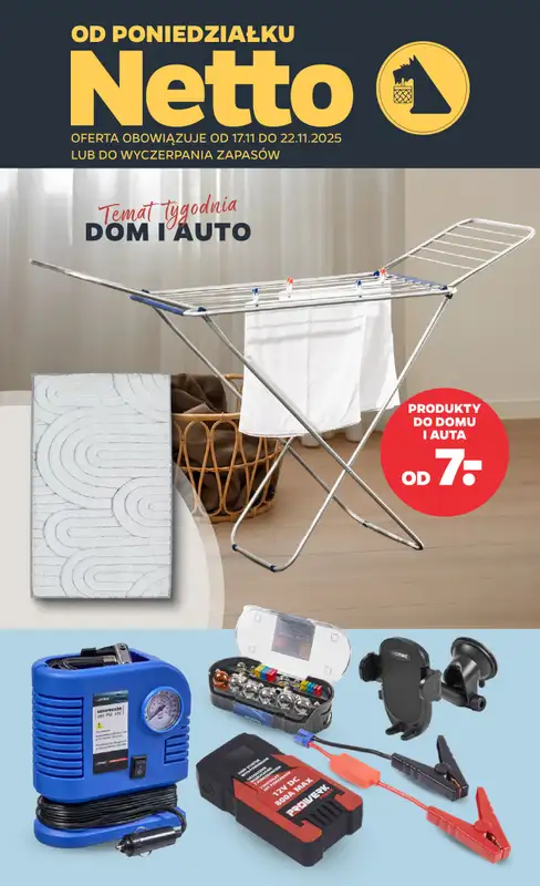 Netto - gazetka promocyjna Gazetka Non Food od poniedziałku 17.11 do soboty 22.11