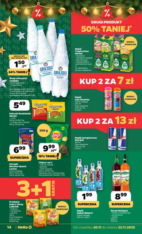 Netto - gazetka promocyjna Gazetka Spożywcza od czwartku 20.11 do soboty 22.11 - strona 14