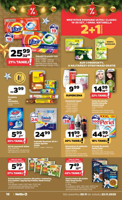 Netto - gazetka promocyjna Gazetka Spożywcza od czwartku 20.11 do soboty 22.11 - strona 16