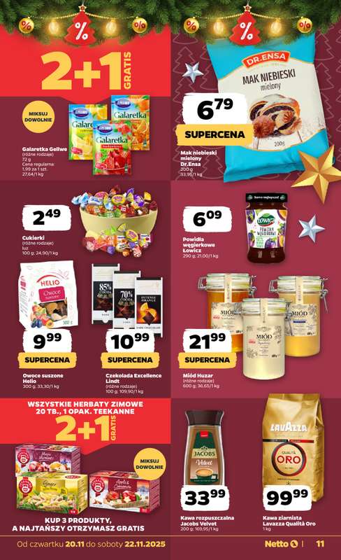 Netto - gazetka promocyjna Gazetka Spożywcza od czwartku 20.11 do soboty 22.11 - strona 11