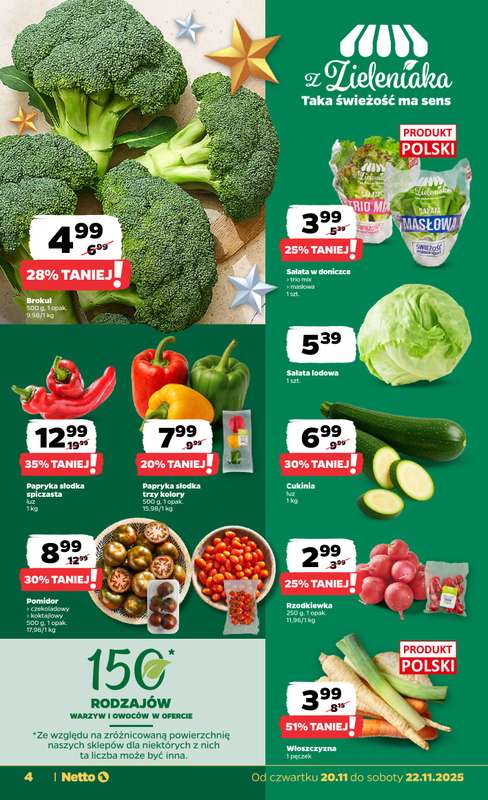 Netto - gazetka promocyjna Gazetka Spożywcza od czwartku 20.11 do soboty 22.11 - strona 4
