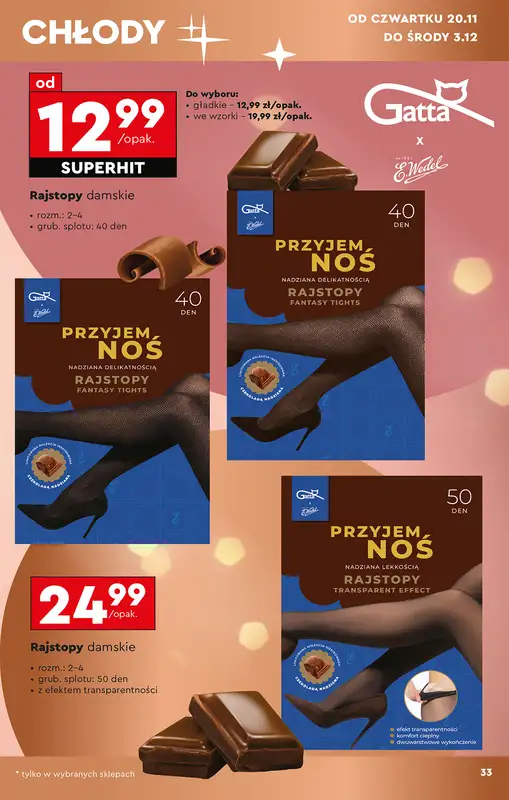 Biedronka - gazetka promocyjna Okazje tygodnia od 15.11 od soboty 15.11 do środy 03.12 - strona 35