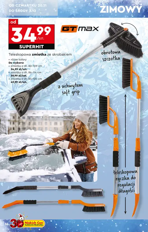 Biedronka - gazetka promocyjna Okazje tygodnia od 15.11 od soboty 15.11 do środy 03.12 - strona 38