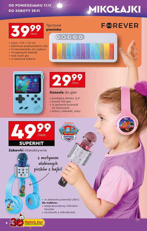 Biedronka - gazetka promocyjna Okazje tygodnia od 15.11 od soboty 15.11 do środy 03.12 - strona 10