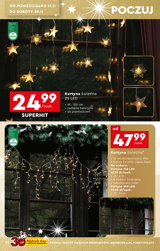 Biedronka - gazetka promocyjna Okazje tygodnia od 15.11 od soboty 15.11 do środy 03.12 - strona 24