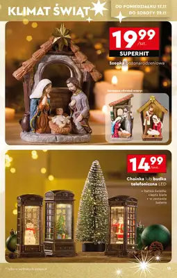 Biedronka - gazetka promocyjna Okazje tygodnia od 15.11 od soboty 15.11 do środy 03.12 - strona 17