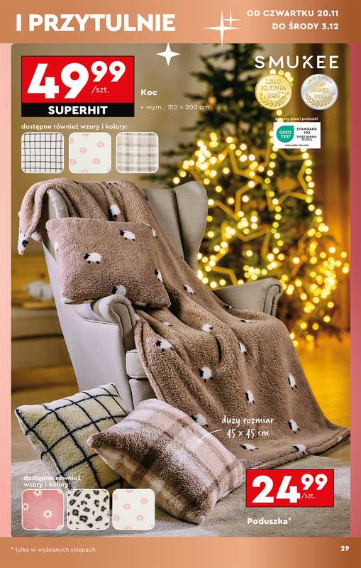 Biedronka - gazetka promocyjna Okazje tygodnia od 15.11 od soboty 15.11 do środy 03.12 - strona 31
