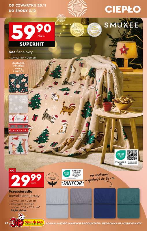 Biedronka - gazetka promocyjna Okazje tygodnia od 15.11 od soboty 15.11 do środy 03.12 - strona 28