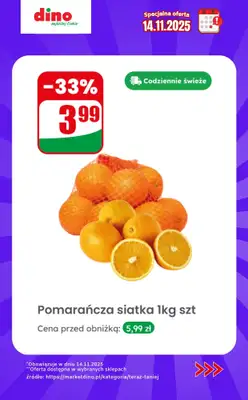 Dino - gazetka promocyjna Specjalna oferta na 14.11.2025 - promocje spoza gazetki od piątku 14.11 do piątku 14.11 - strona 2