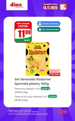Dino - gazetka promocyjna Specjalna oferta na 14.11.2025 - promocje spoza gazetki od piątku 14.11 do piątku 14.11 - strona 4