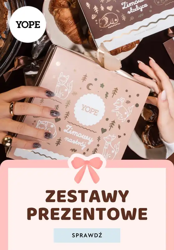Prezenty - gazetka promocyjna YOPE | Zestawy prezentowe od piątku 14.11 do poniedziałku 24.11