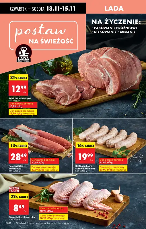 Biedronka - gazetka promocyjna Od czwartku, Z ladą tradycyjną od czwartku 13.11 do środy 19.11 - strona 30