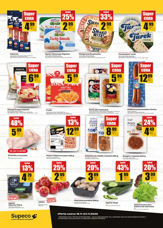 Supeco - gazetka promocyjna Targ świeżości od wtorku 18.11 do poniedziałku 24.11 - strona 2