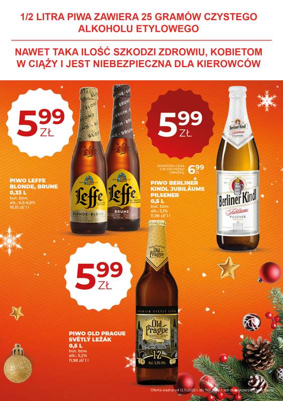 Duży Ben - gazetka promocyjna Piwa świąteczne od piątku 14.11 do środy 07.01 - strona 6